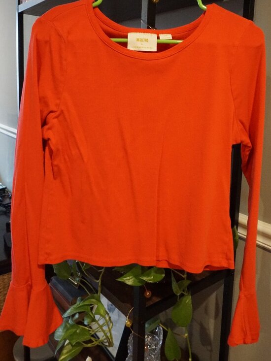 Maeve Tops - Maeve flared-sleeve tee
